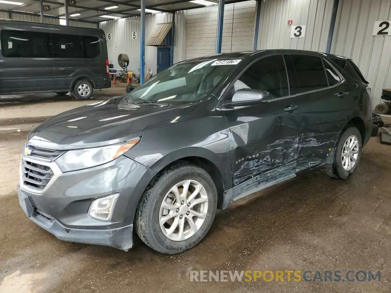 1 Photograph of a damaged car 2GNAXKEV5K6149893 CHEVROLET EQUINOX 2019