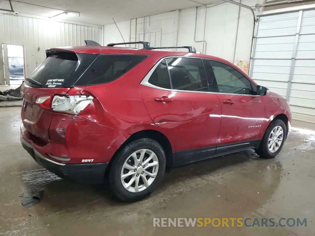 3 Photograph of a damaged car 2GNAXKEV5K6158660 CHEVROLET EQUINOX 2019