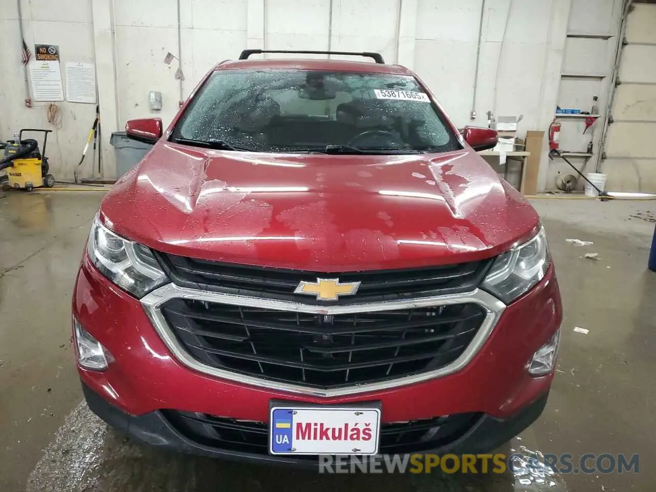5 Photograph of a damaged car 2GNAXKEV5K6158660 CHEVROLET EQUINOX 2019