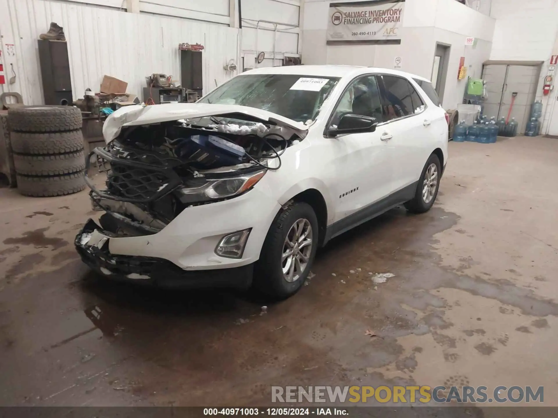 2 Photograph of a damaged car 2GNAXKEV5K6160246 CHEVROLET EQUINOX 2019