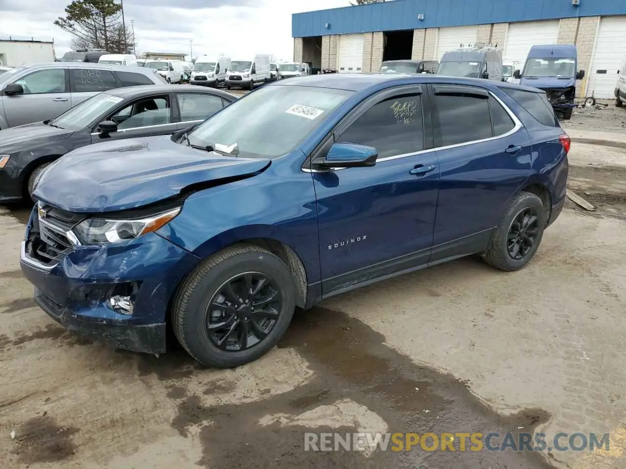 1 Photograph of a damaged car 2GNAXKEV5K6172462 CHEVROLET EQUINOX 2019