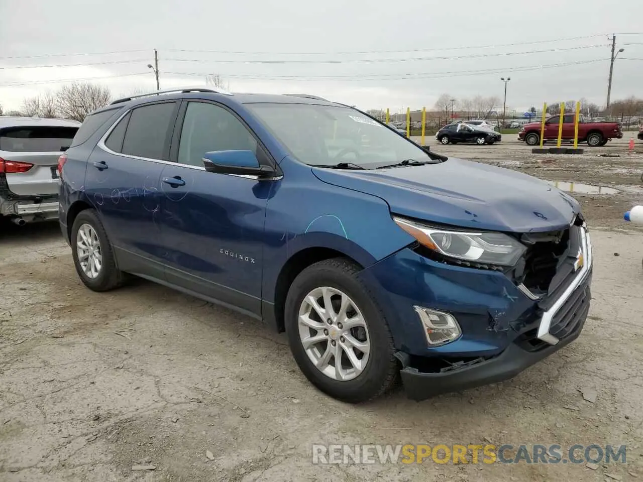 4 Photograph of a damaged car 2GNAXKEV5K6183073 CHEVROLET EQUINOX 2019