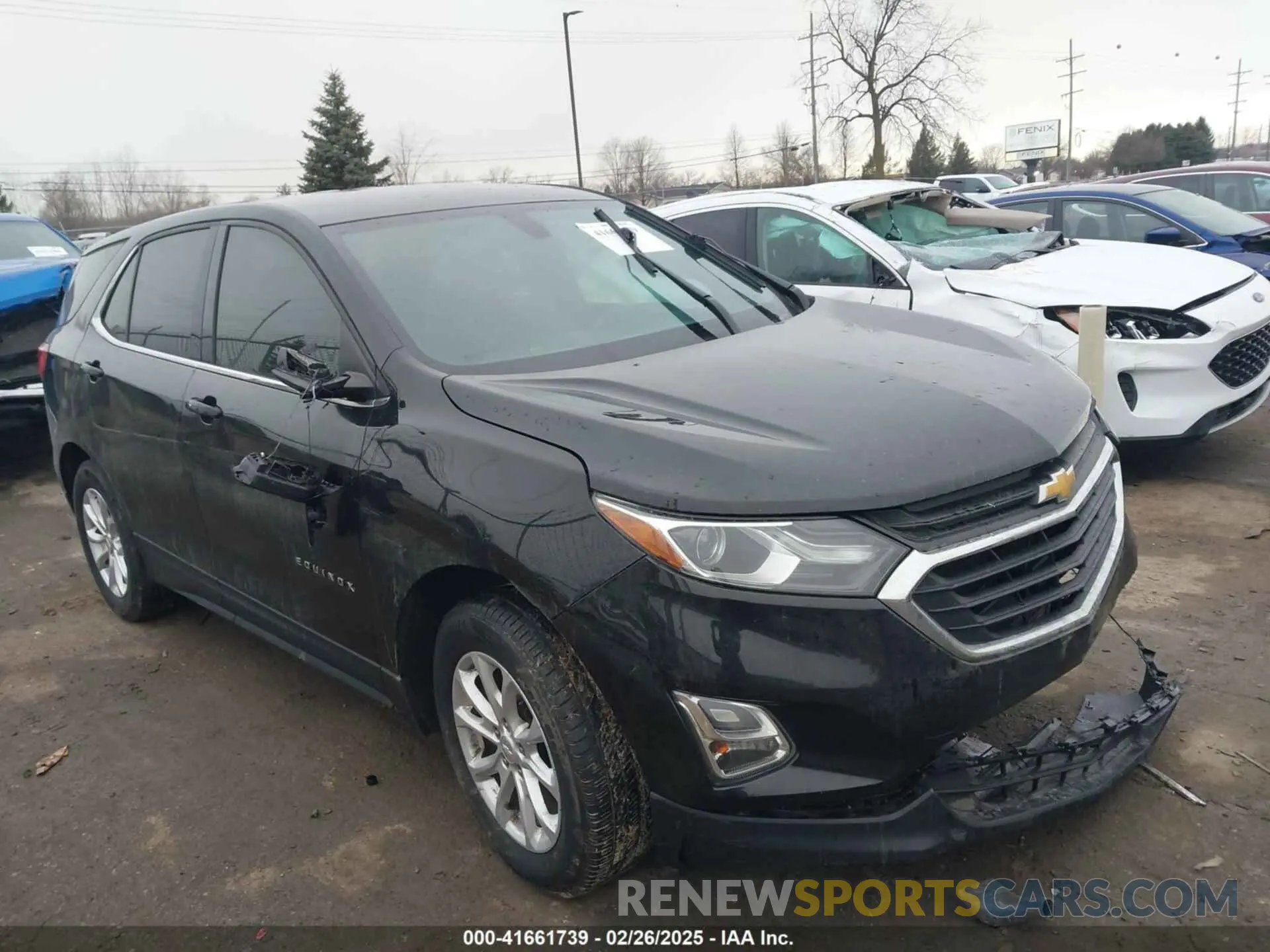 1 Photograph of a damaged car 2GNAXKEV5K6295081 CHEVROLET EQUINOX 2019