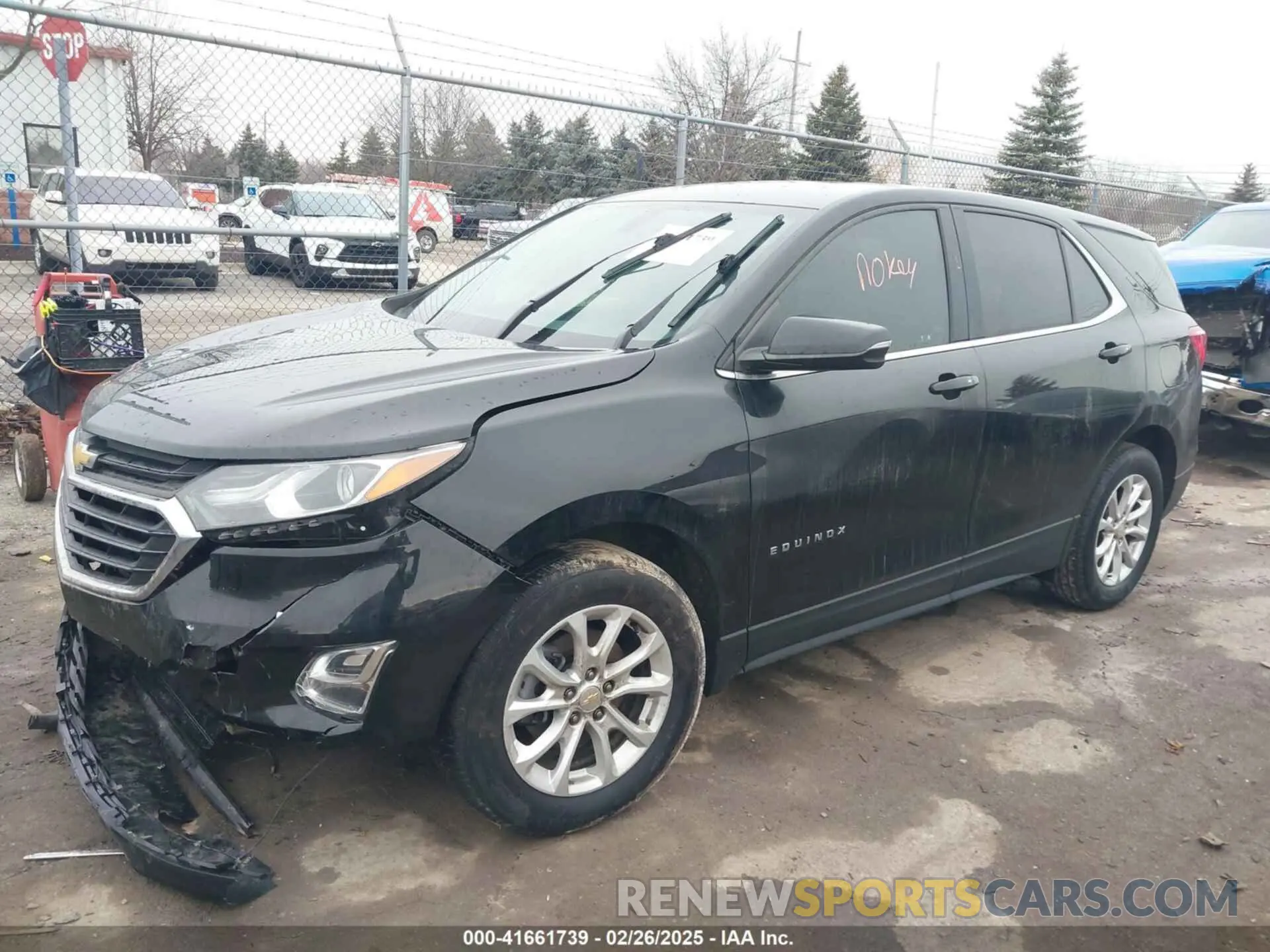 2 Photograph of a damaged car 2GNAXKEV5K6295081 CHEVROLET EQUINOX 2019