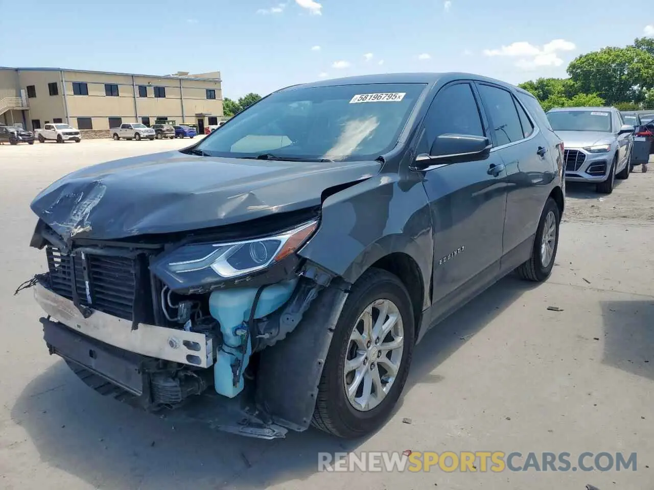 1 Photograph of a damaged car 2GNAXKEV6K6100167 CHEVROLET EQUINOX 2019