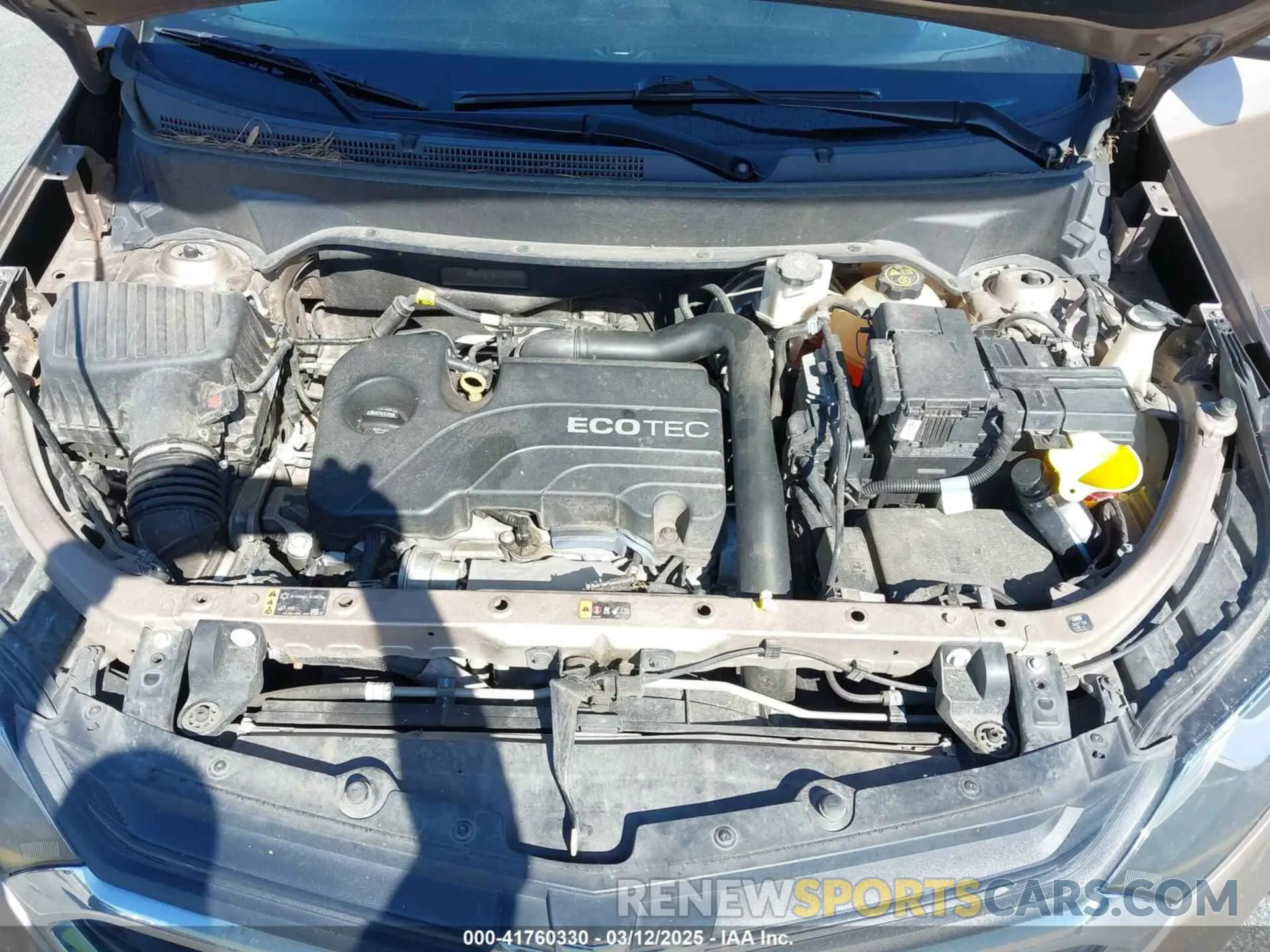 10 Photograph of a damaged car 2GNAXKEV6K6126459 CHEVROLET EQUINOX 2019