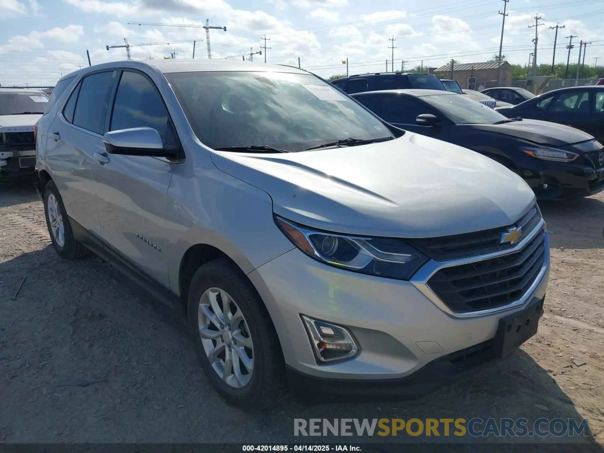 1 Photograph of a damaged car 2GNAXKEV6K6139924 CHEVROLET EQUINOX 2019