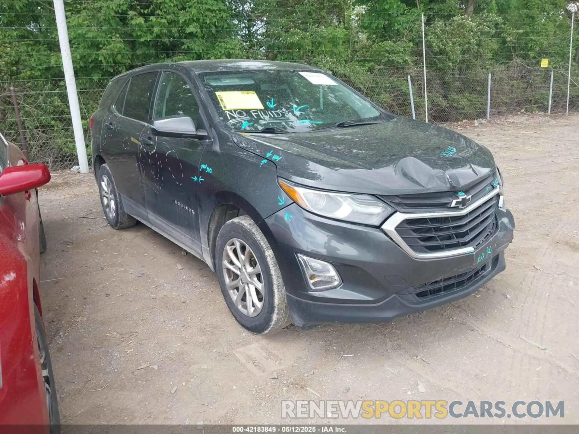 1 Photograph of a damaged car 2GNAXKEV6K6175001 CHEVROLET EQUINOX 2019