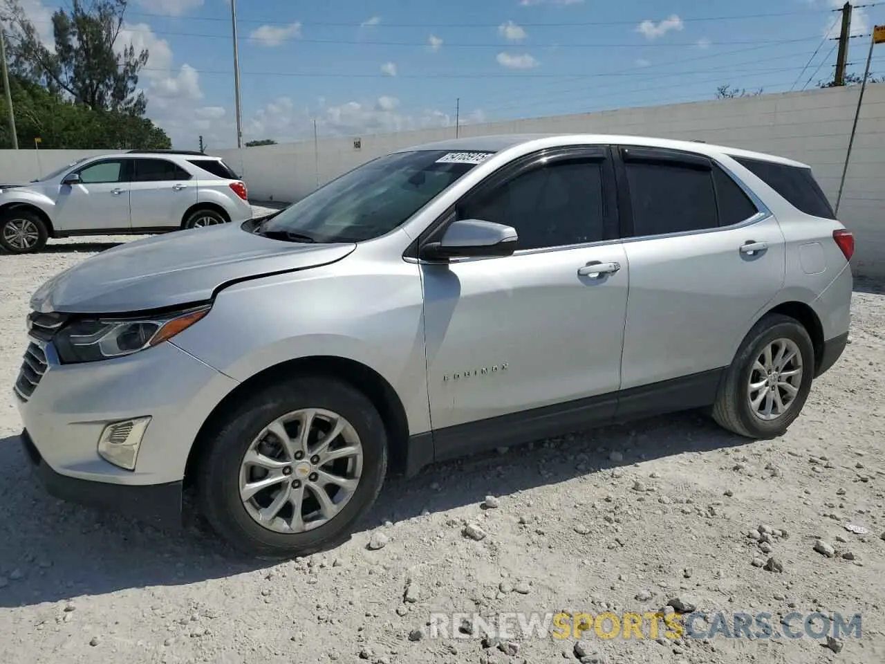 1 Photograph of a damaged car 2GNAXKEV6K6183311 CHEVROLET EQUINOX 2019