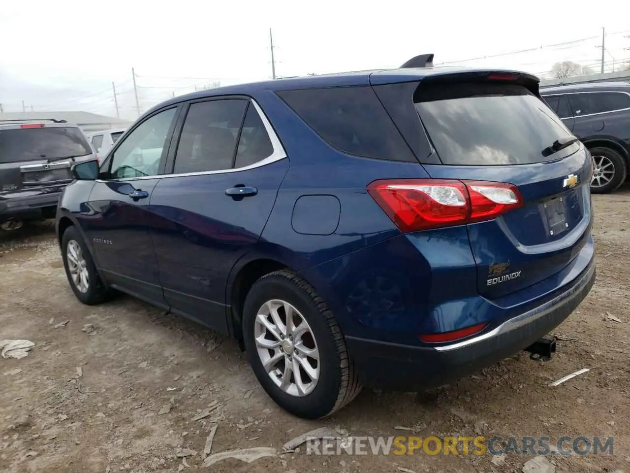 2 Photograph of a damaged car 2GNAXKEV6K6196673 CHEVROLET EQUINOX 2019
