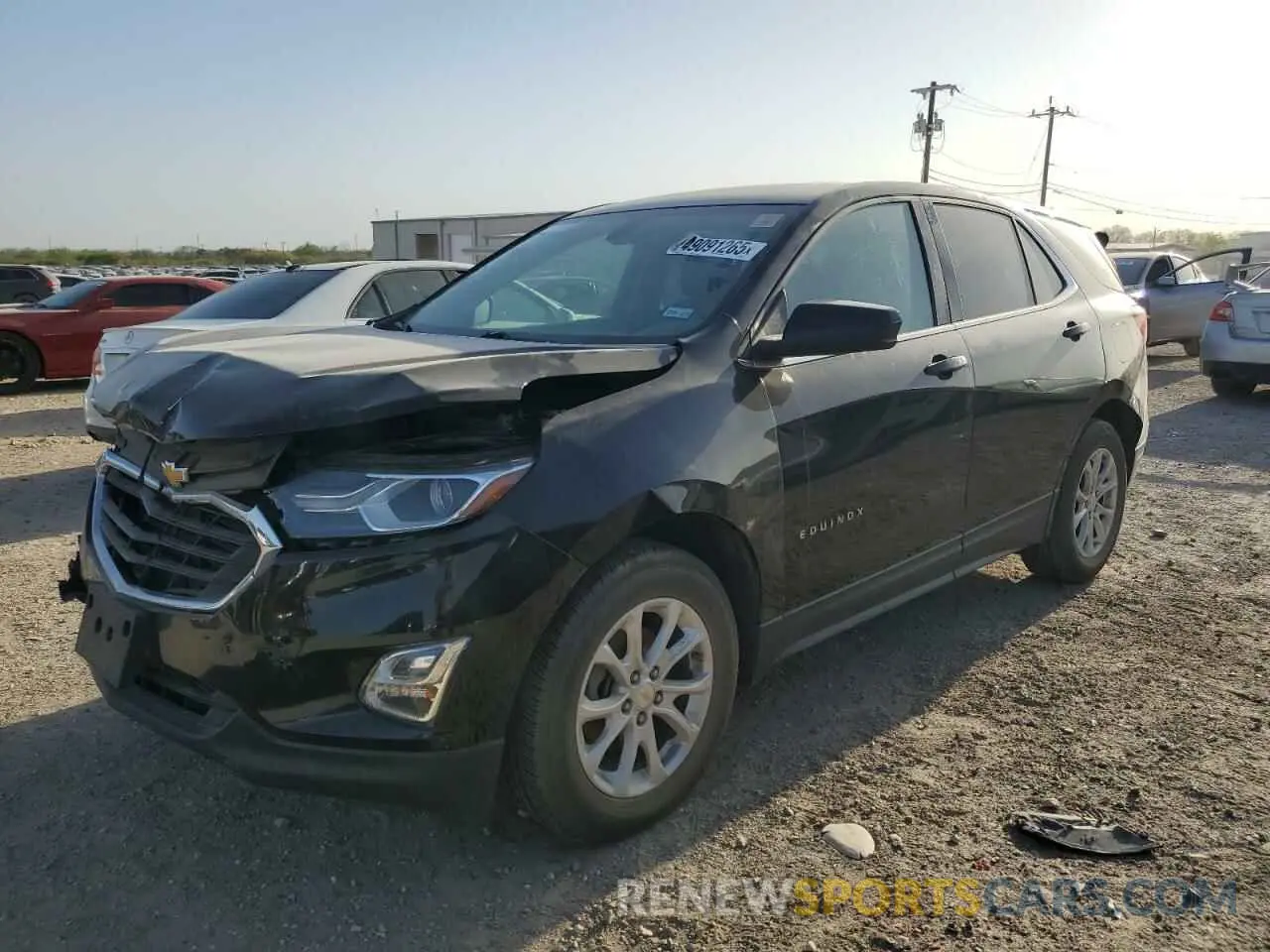 1 Photograph of a damaged car 2GNAXKEV6K6256449 CHEVROLET EQUINOX 2019