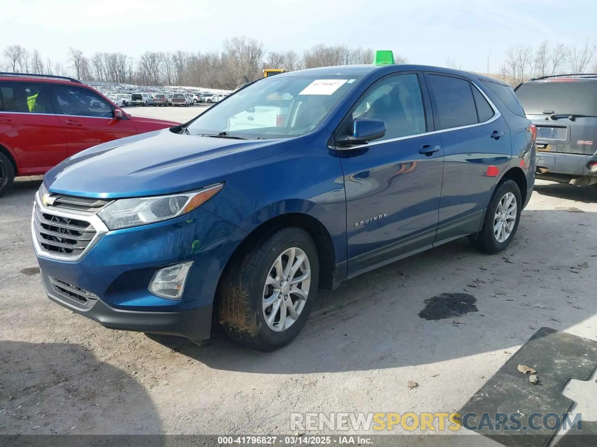 2 Photograph of a damaged car 2GNAXKEV6K6267029 CHEVROLET EQUINOX 2019