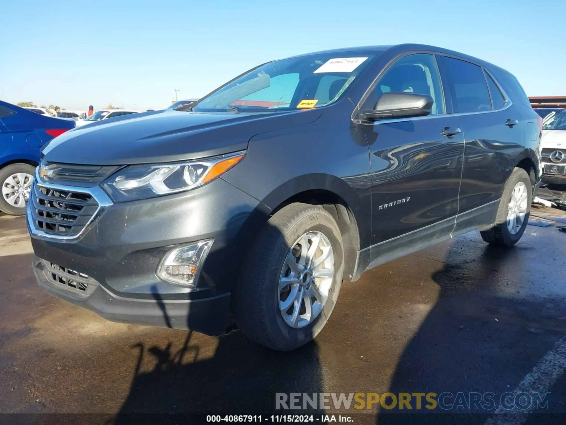 2 Photograph of a damaged car 2GNAXKEV7K6210595 CHEVROLET EQUINOX 2019