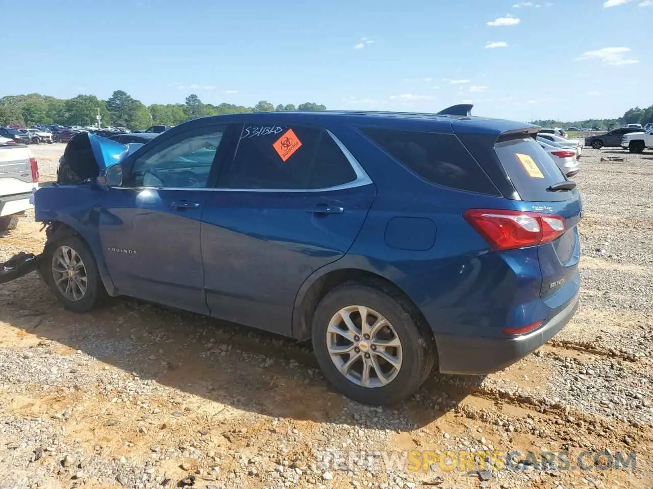 2 Photograph of a damaged car 2GNAXKEV7K6261627 CHEVROLET EQUINOX 2019