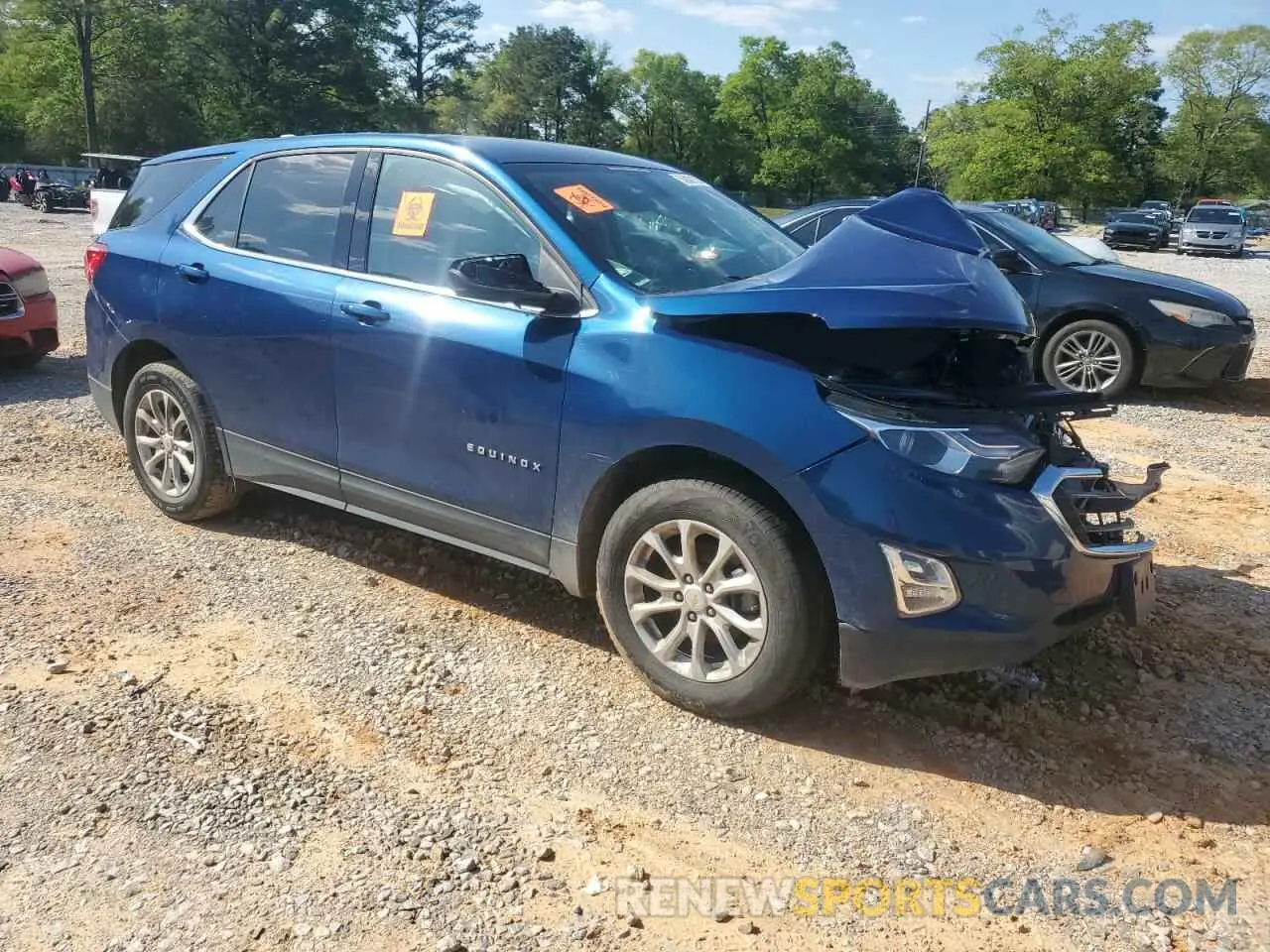 4 Photograph of a damaged car 2GNAXKEV7K6261627 CHEVROLET EQUINOX 2019