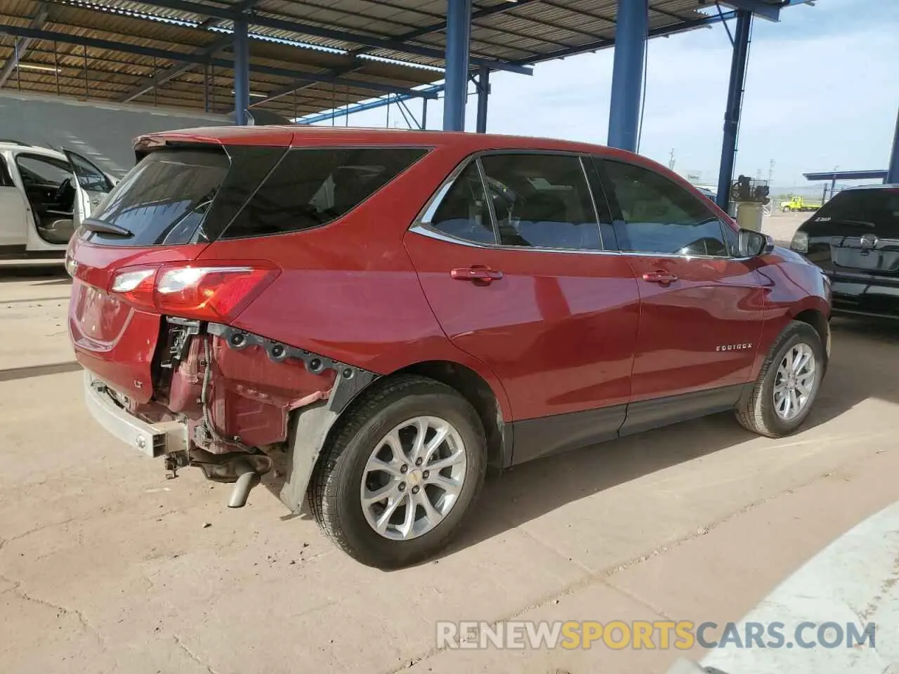 3 Photograph of a damaged car 2GNAXKEV7K6263698 CHEVROLET EQUINOX 2019