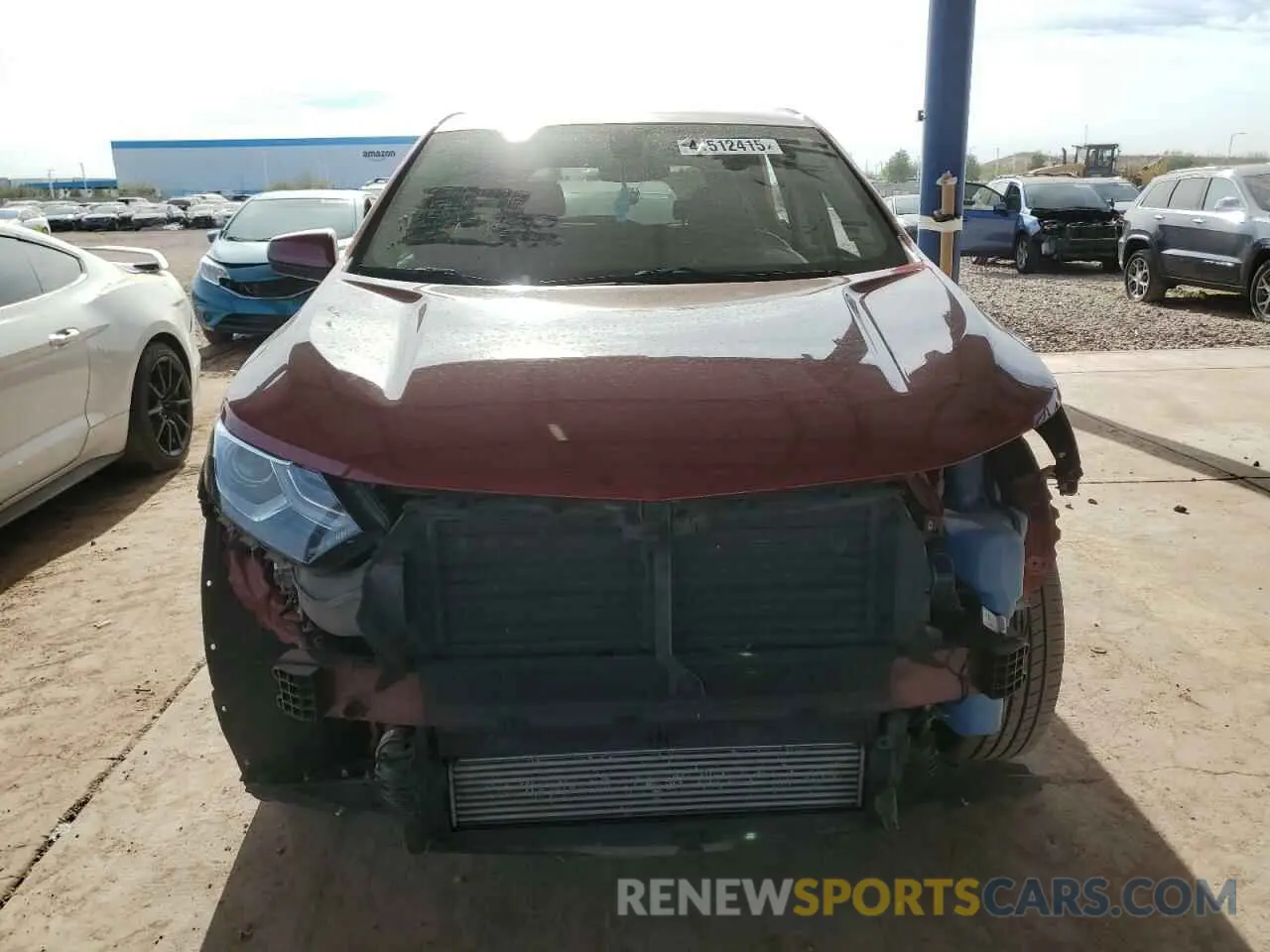 5 Photograph of a damaged car 2GNAXKEV7K6263698 CHEVROLET EQUINOX 2019