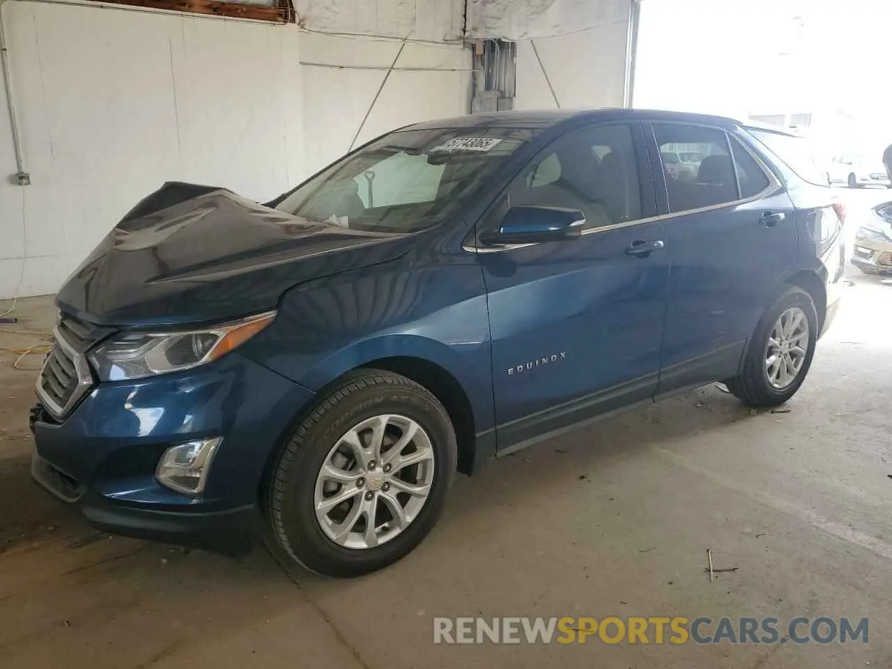 1 Photograph of a damaged car 2GNAXKEV7K6267136 CHEVROLET EQUINOX 2019