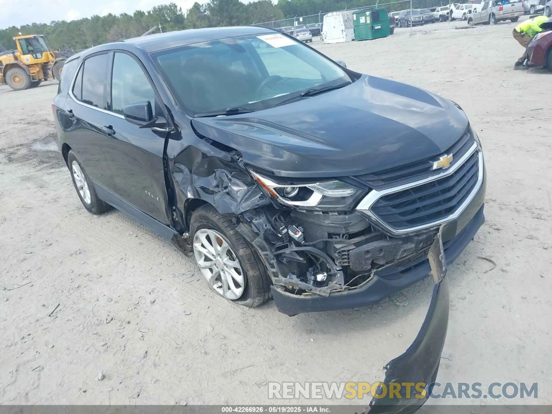 1 Photograph of a damaged car 2GNAXKEV7K6272787 CHEVROLET EQUINOX 2019