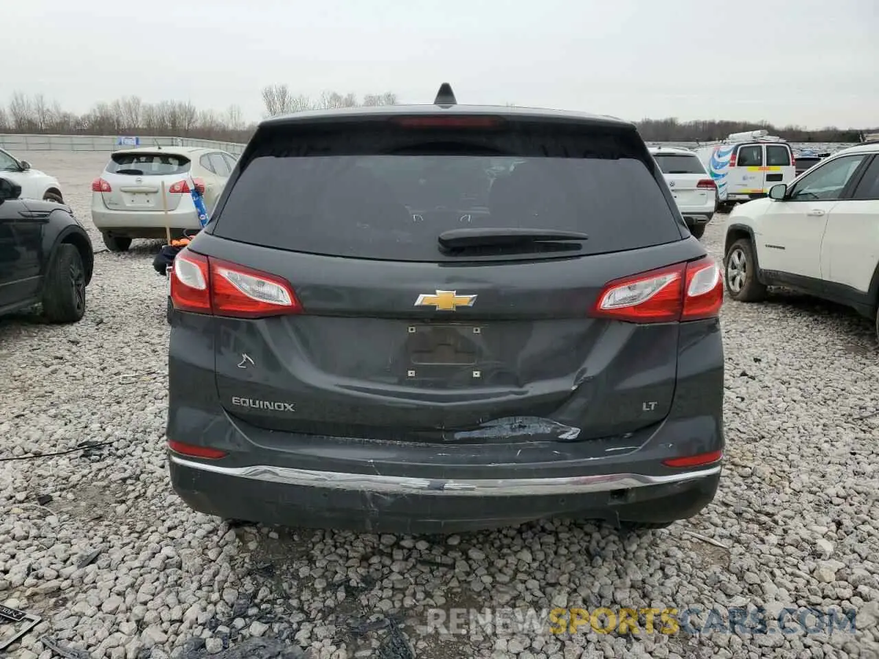 6 Photograph of a damaged car 2GNAXKEV8K6106519 CHEVROLET EQUINOX 2019
