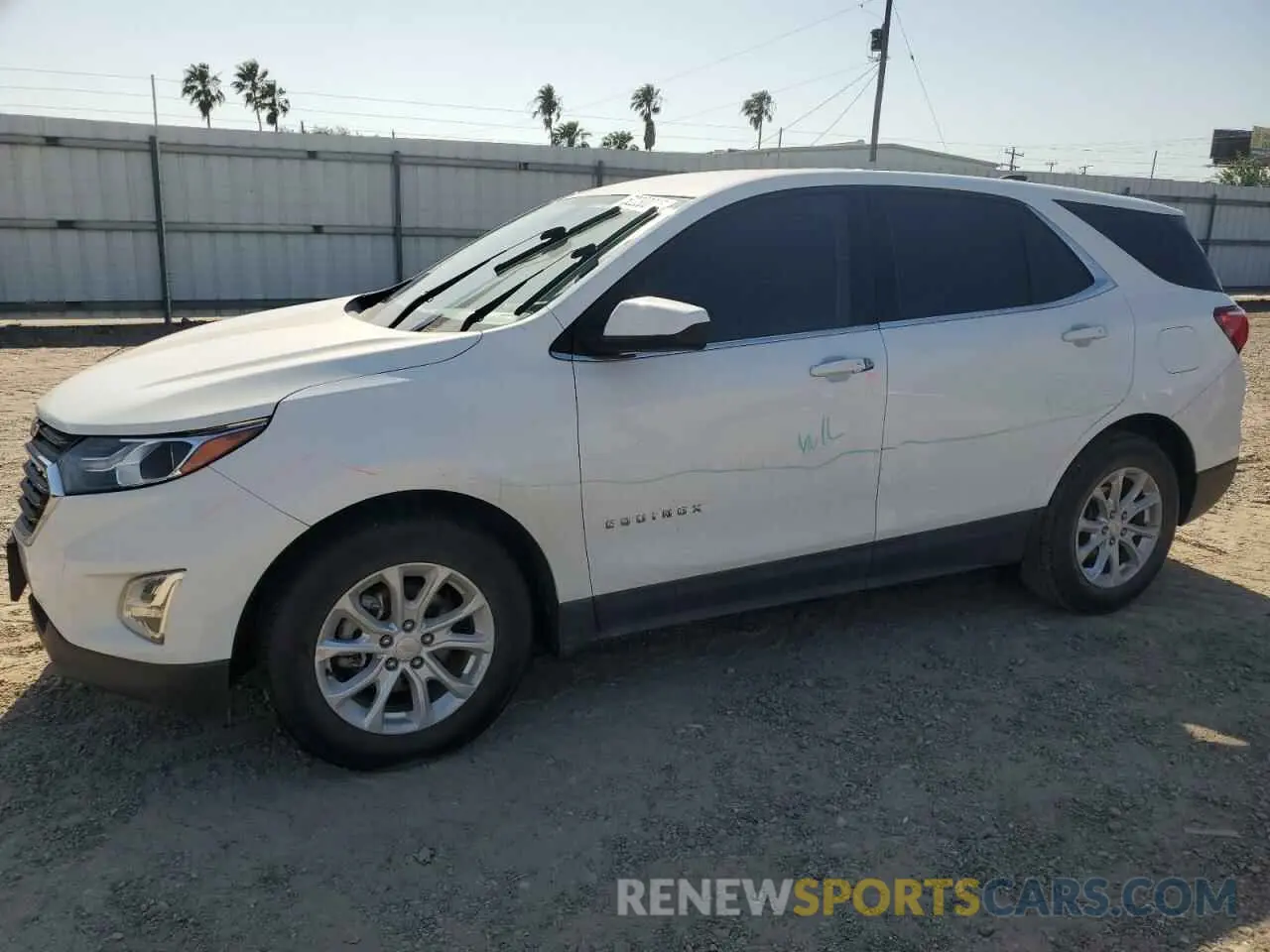 1 Photograph of a damaged car 2GNAXKEV8K6128729 CHEVROLET EQUINOX 2019
