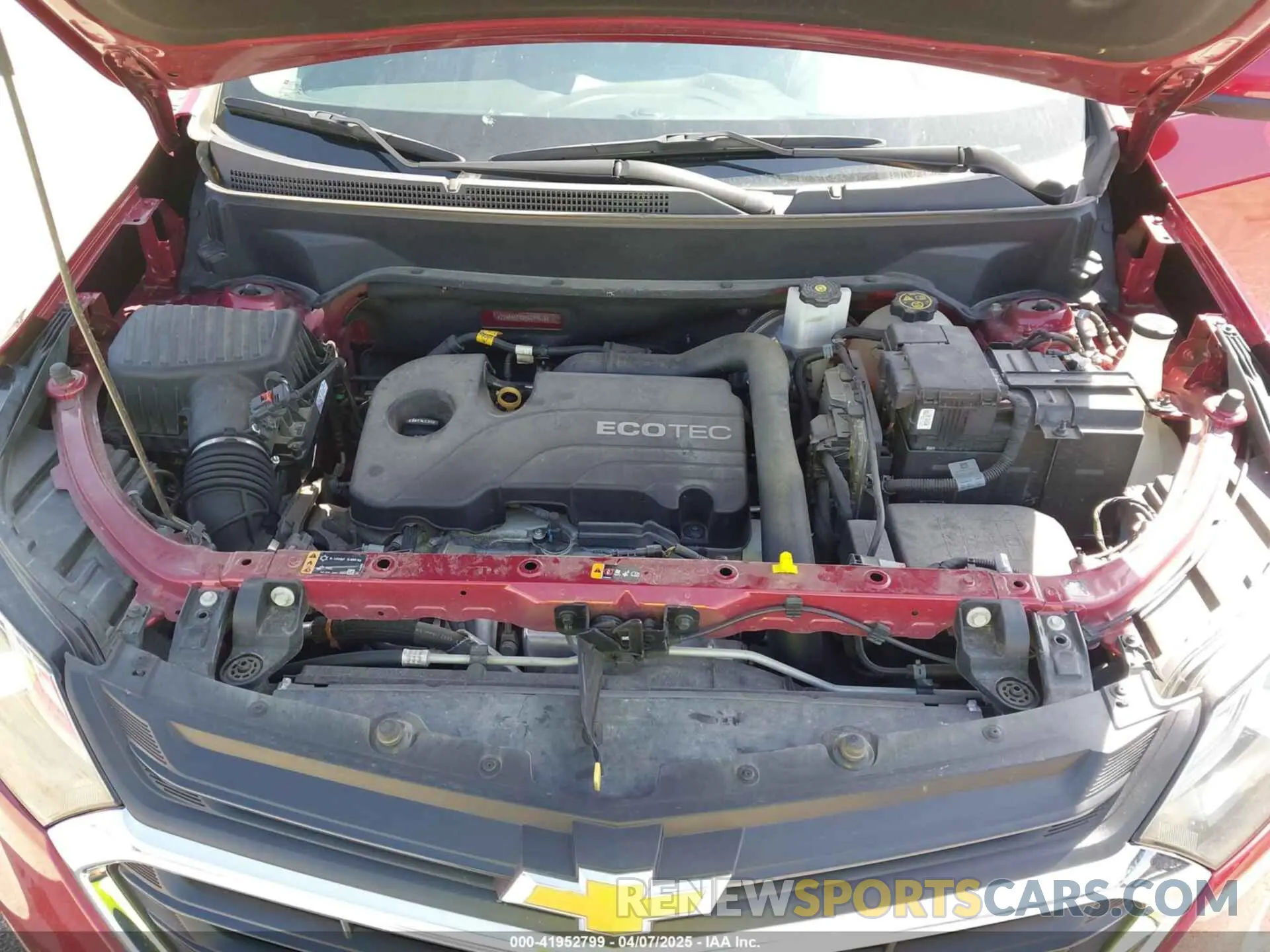 10 Photograph of a damaged car 2GNAXKEV8K6149676 CHEVROLET EQUINOX 2019