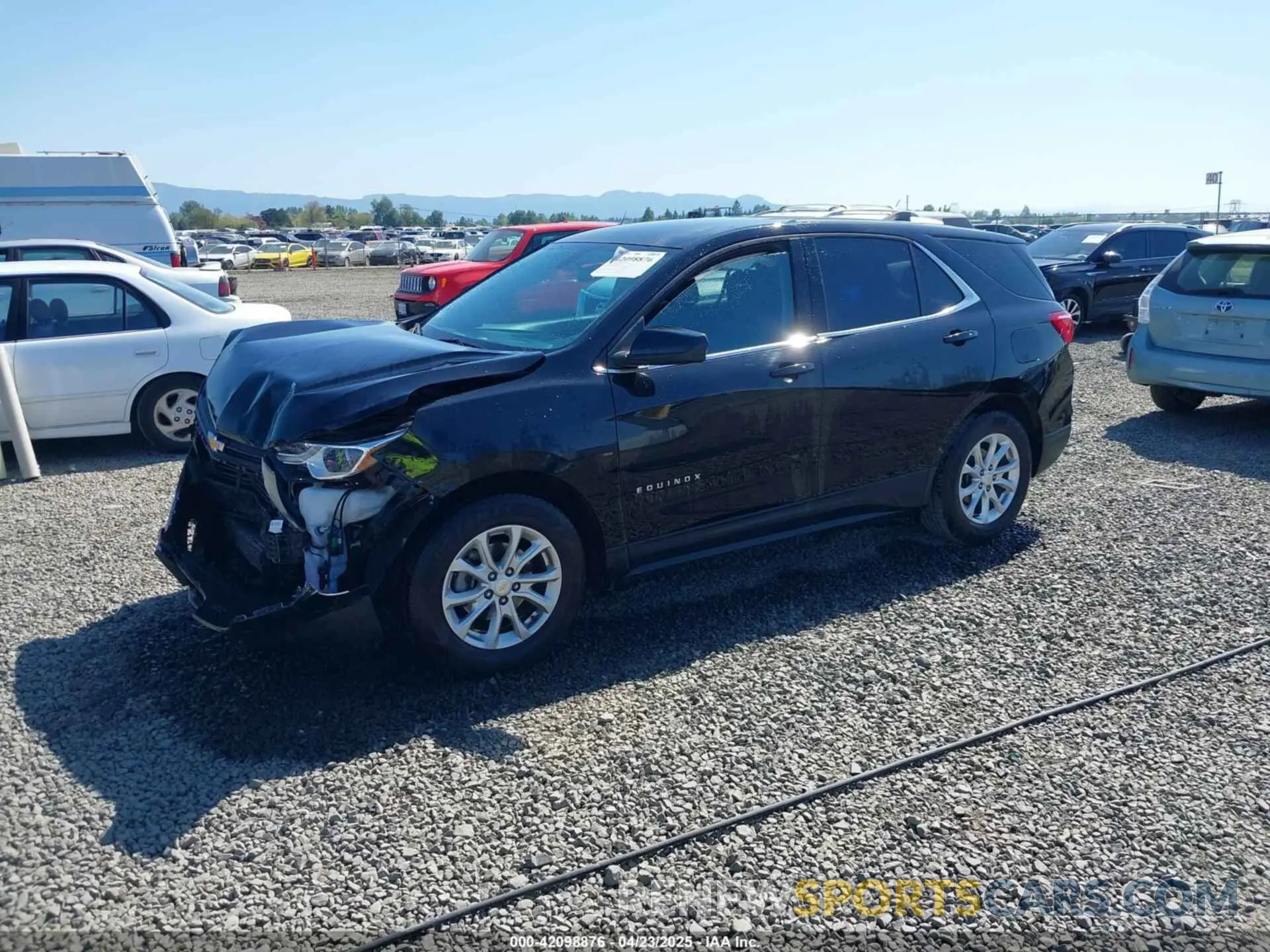 2 Photograph of a damaged car 2GNAXKEV8K6163335 CHEVROLET EQUINOX 2019