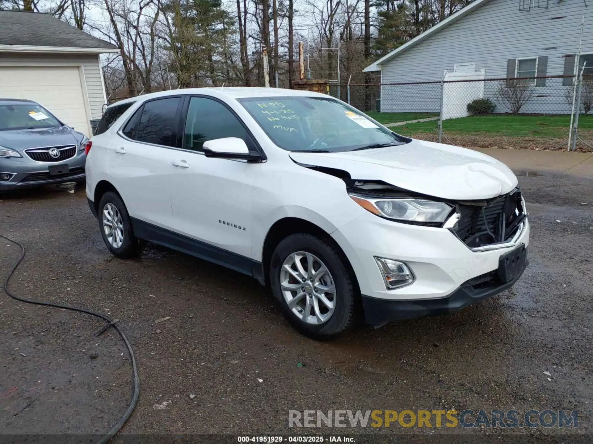 1 Photograph of a damaged car 2GNAXKEV8K6281482 CHEVROLET EQUINOX 2019