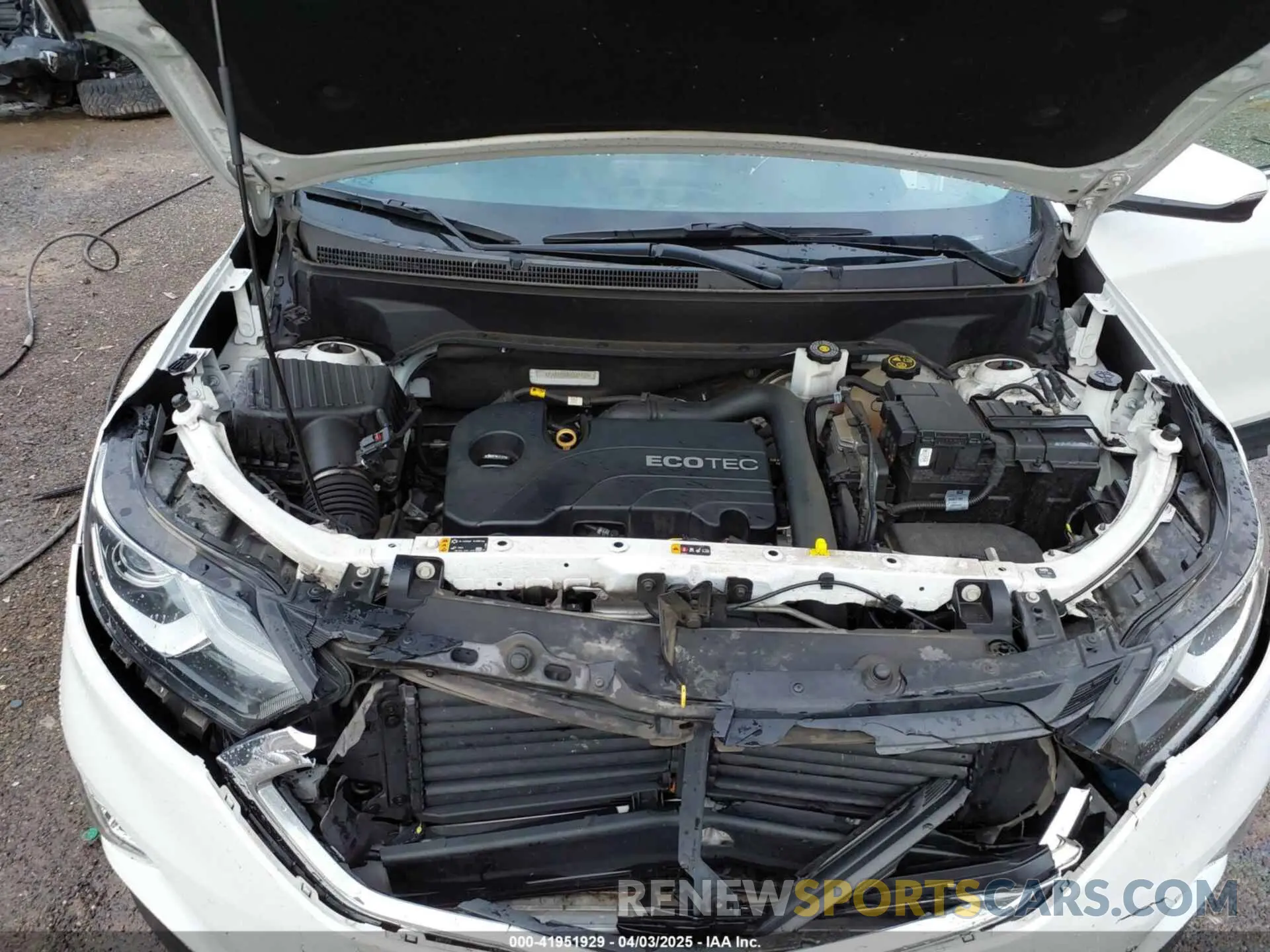 10 Photograph of a damaged car 2GNAXKEV8K6281482 CHEVROLET EQUINOX 2019
