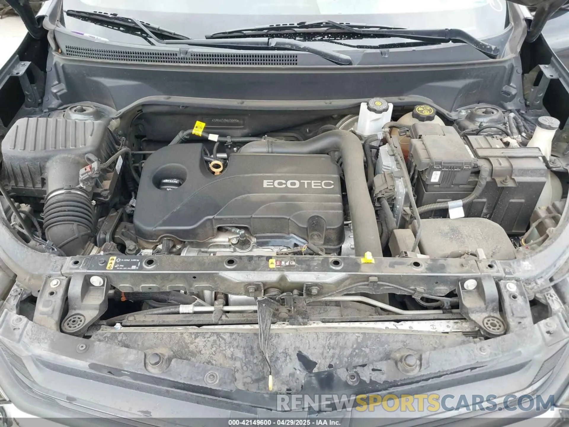 10 Photograph of a damaged car 2GNAXKEV9K6130490 CHEVROLET EQUINOX 2019