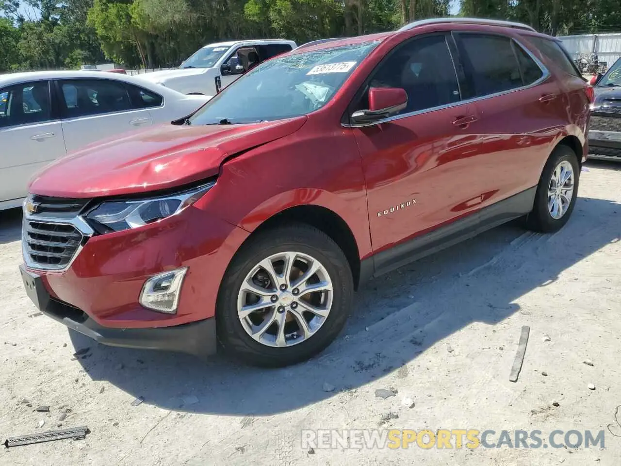 1 Photograph of a damaged car 2GNAXKEV9K6142722 CHEVROLET EQUINOX 2019