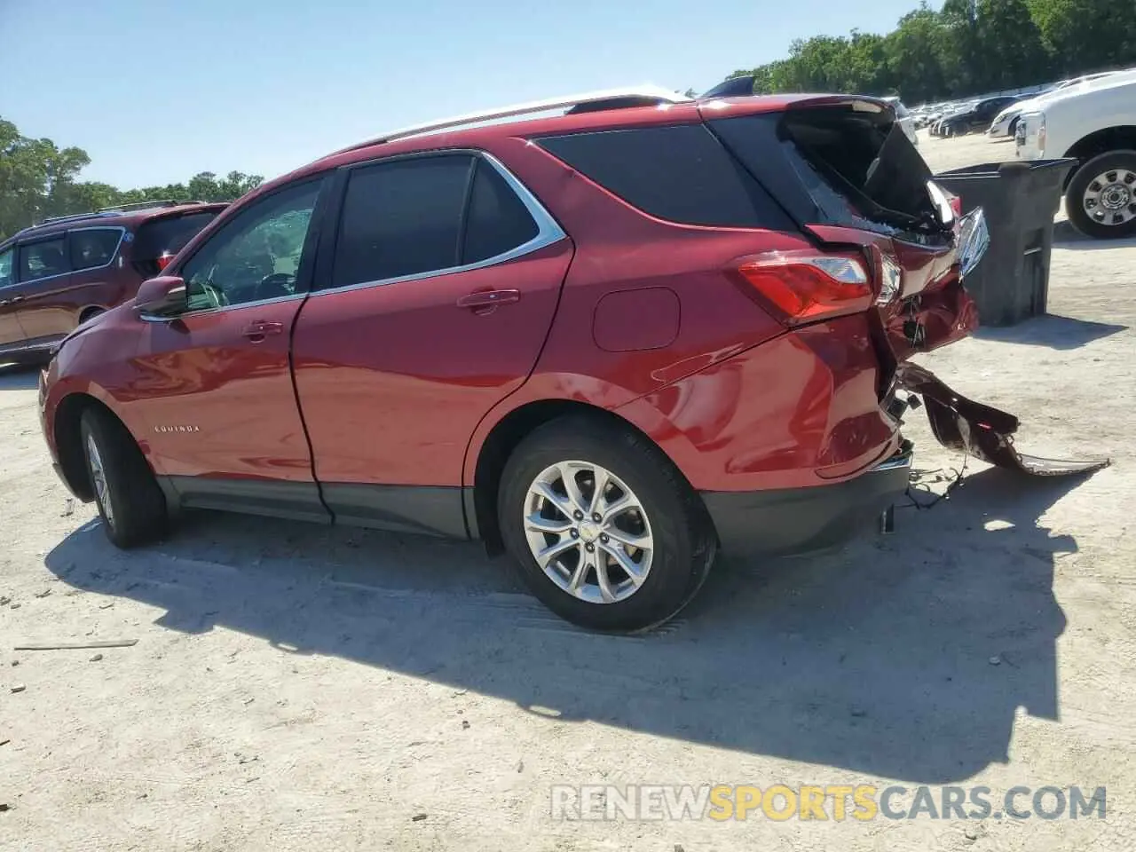 2 Photograph of a damaged car 2GNAXKEV9K6142722 CHEVROLET EQUINOX 2019