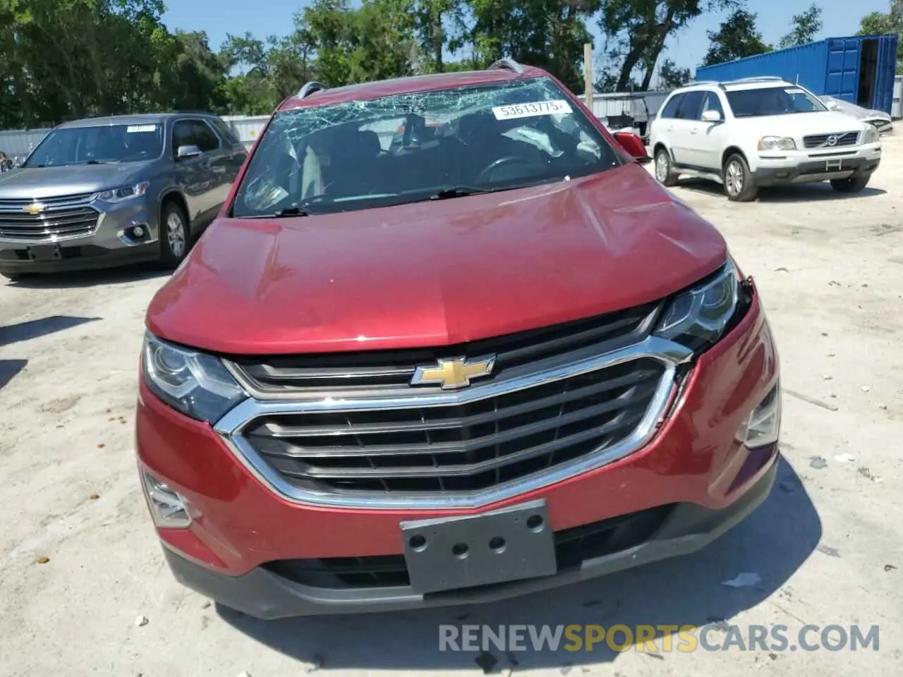 5 Photograph of a damaged car 2GNAXKEV9K6142722 CHEVROLET EQUINOX 2019