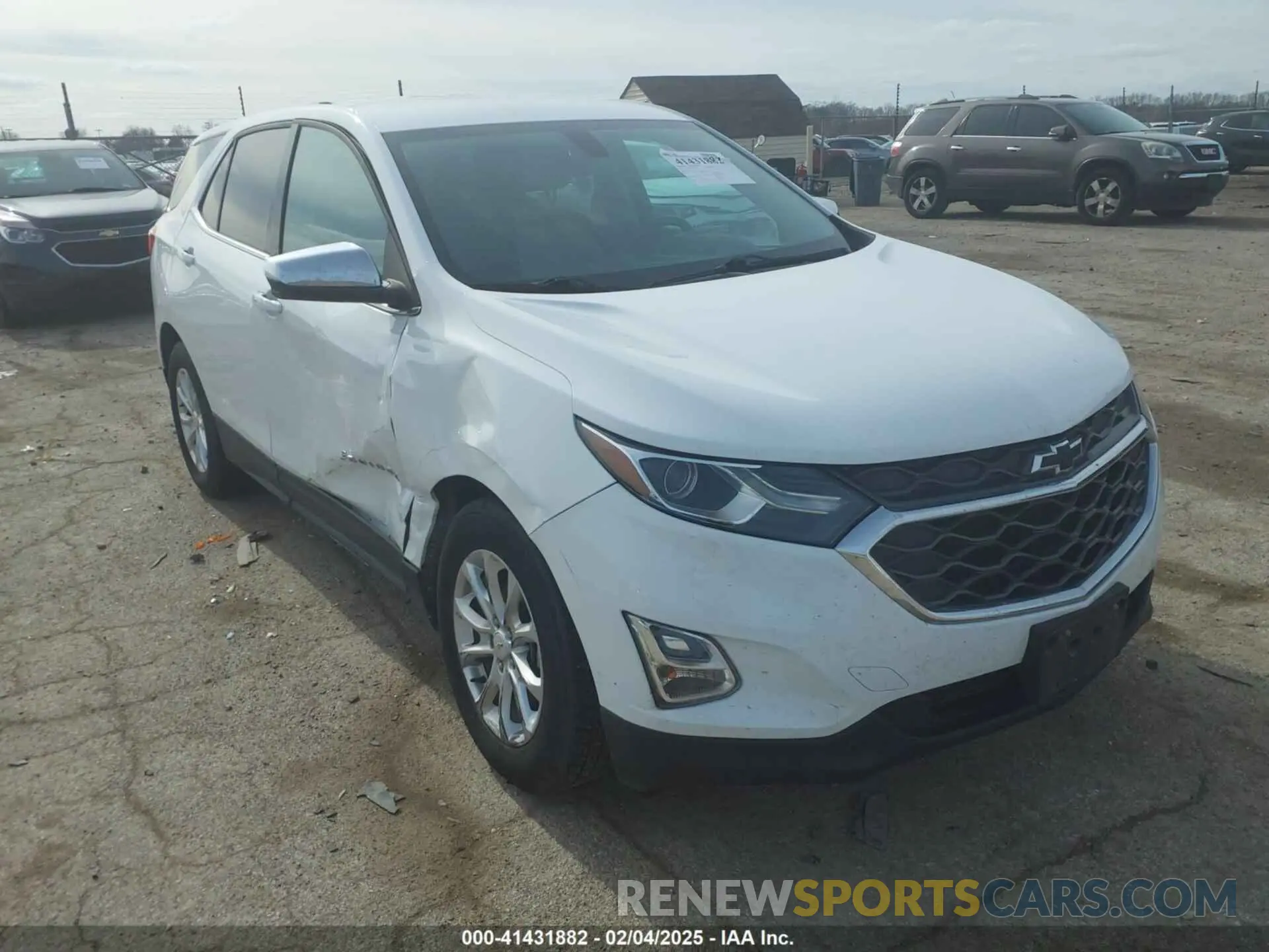 1 Photograph of a damaged car 2GNAXKEV9K6159732 CHEVROLET EQUINOX 2019
