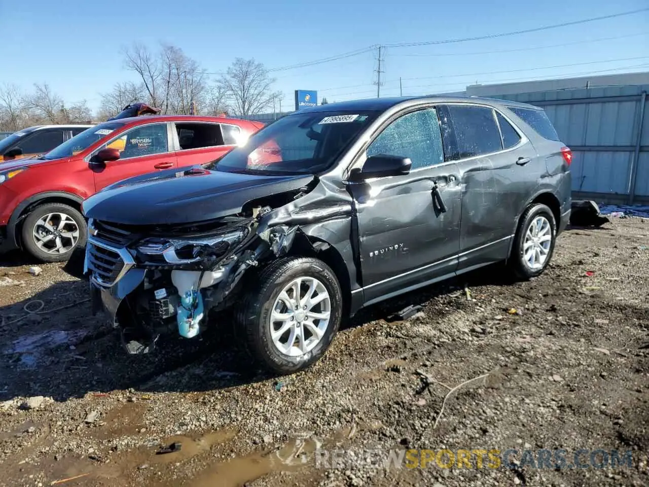 1 Photograph of a damaged car 2GNAXKEV9K6186400 CHEVROLET EQUINOX 2019