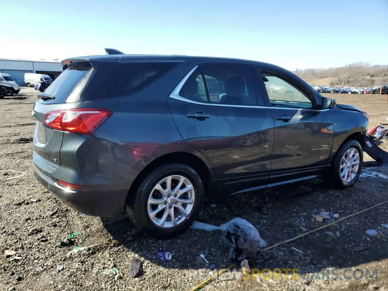 3 Photograph of a damaged car 2GNAXKEV9K6186400 CHEVROLET EQUINOX 2019