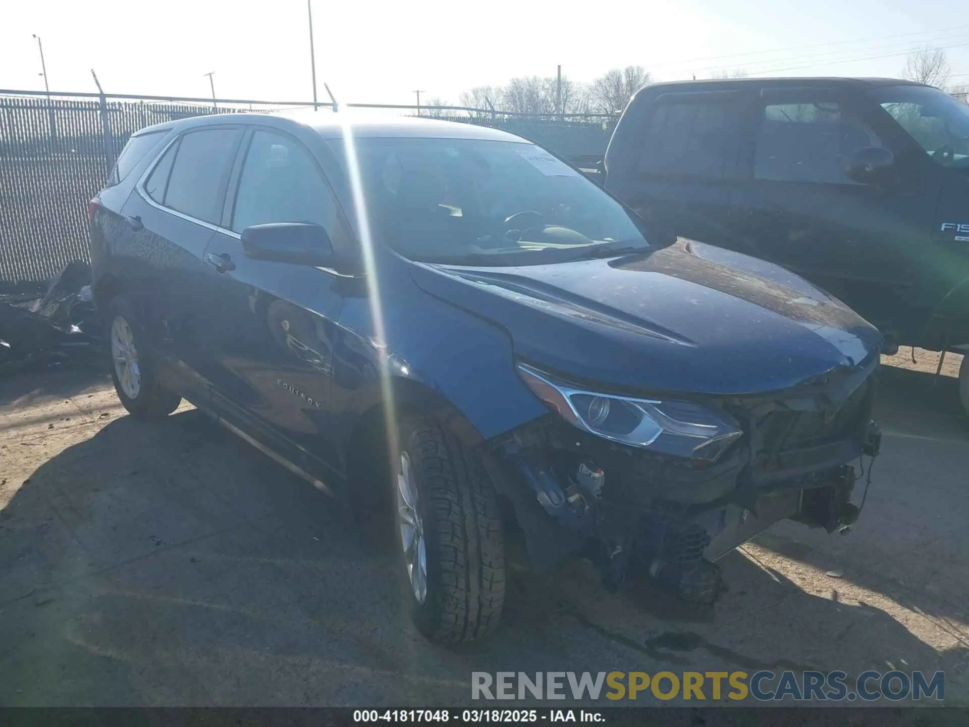 1 Photograph of a damaged car 2GNAXKEV9K6187983 CHEVROLET EQUINOX 2019