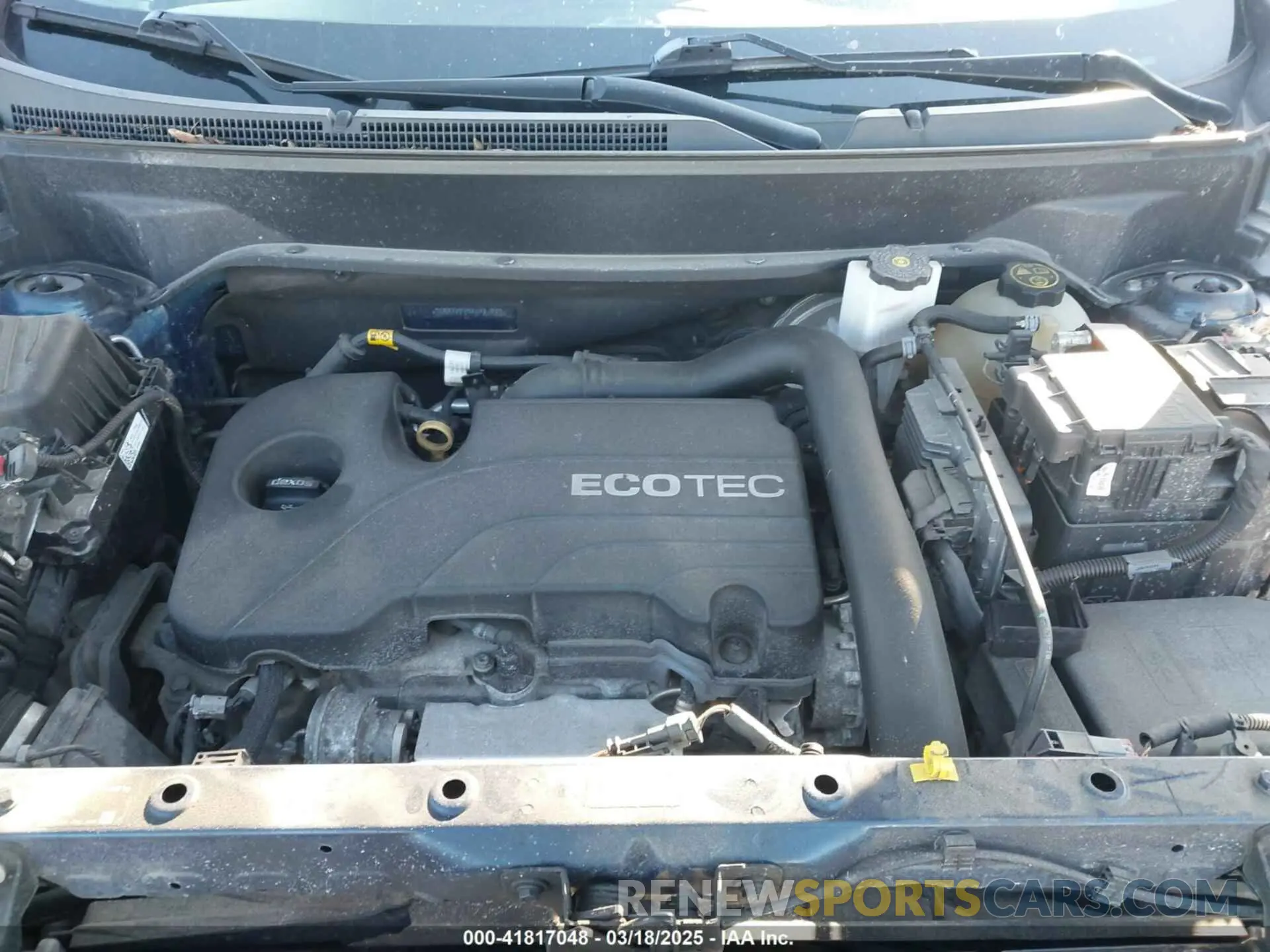 10 Photograph of a damaged car 2GNAXKEV9K6187983 CHEVROLET EQUINOX 2019