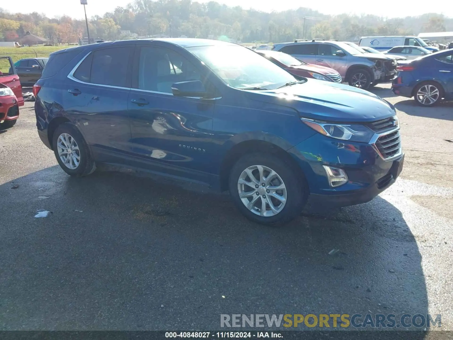 1 Photograph of a damaged car 2GNAXKEV9K6205320 CHEVROLET EQUINOX 2019