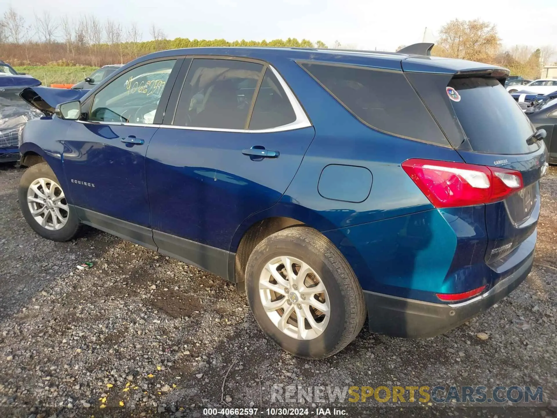 3 Photograph of a damaged car 2GNAXKEV9K6207780 CHEVROLET EQUINOX 2019