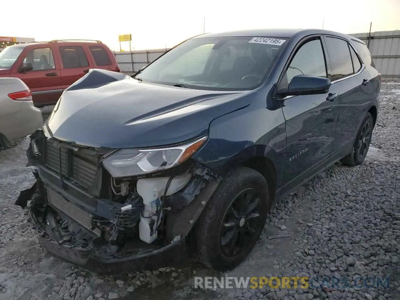 1 Photograph of a damaged car 2GNAXKEV9K6208377 CHEVROLET EQUINOX 2019