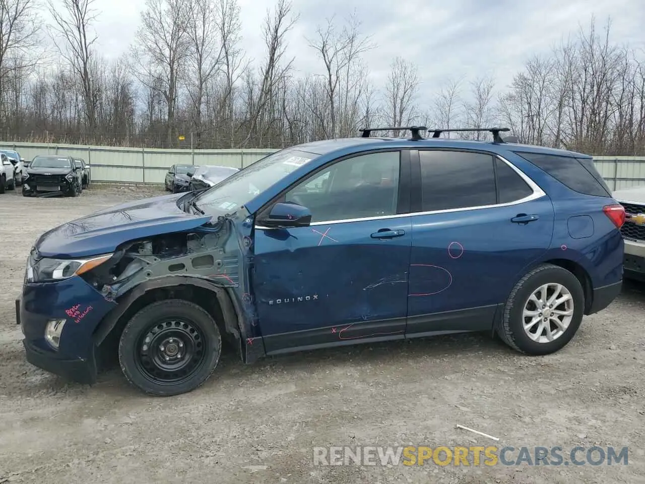 1 Photograph of a damaged car 2GNAXKEV9K6214549 CHEVROLET EQUINOX 2019