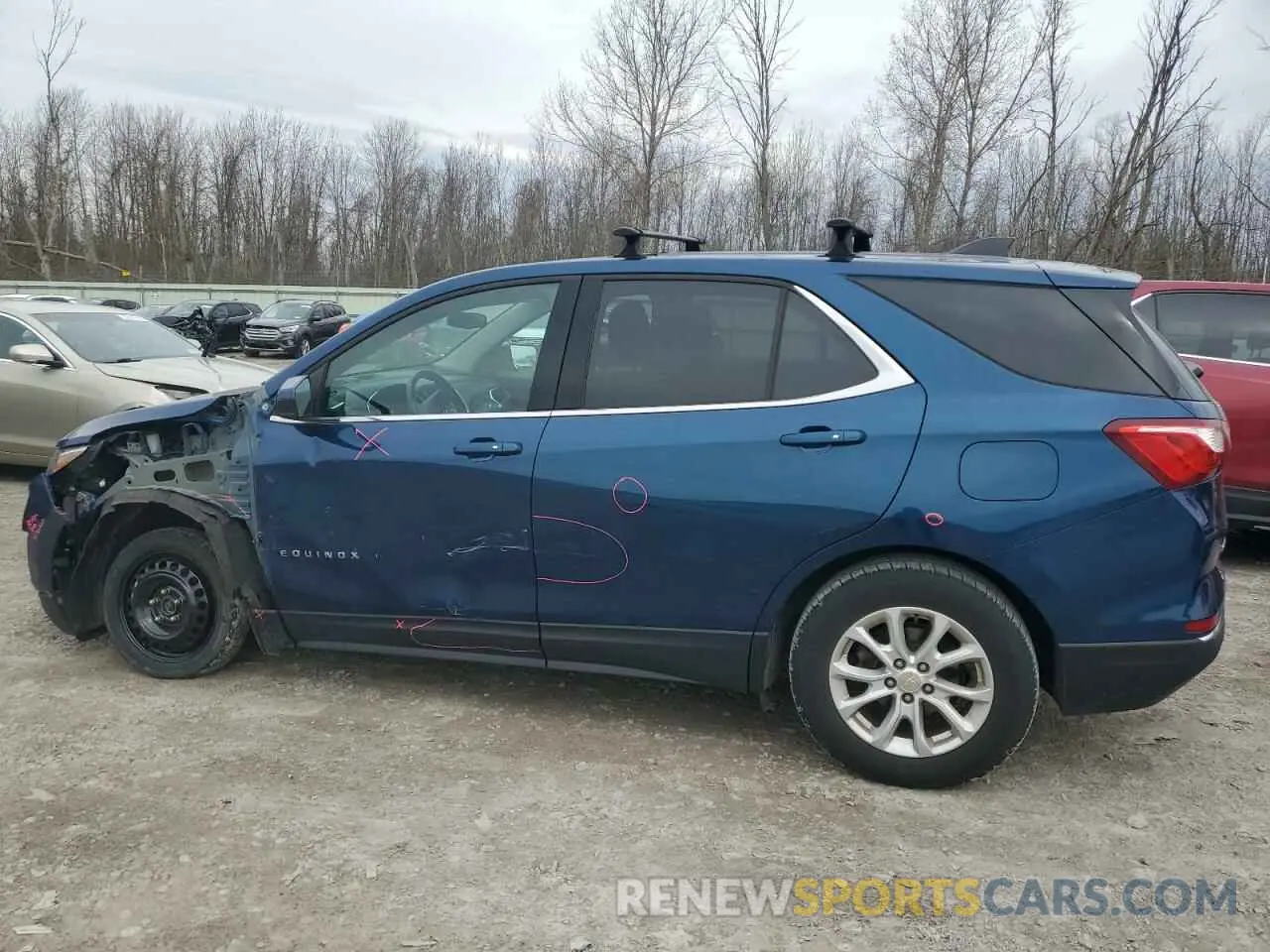 2 Photograph of a damaged car 2GNAXKEV9K6214549 CHEVROLET EQUINOX 2019