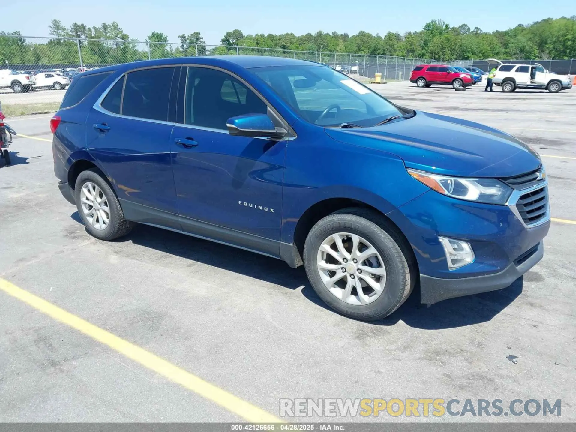 1 Photograph of a damaged car 2GNAXKEV9K6236308 CHEVROLET EQUINOX 2019