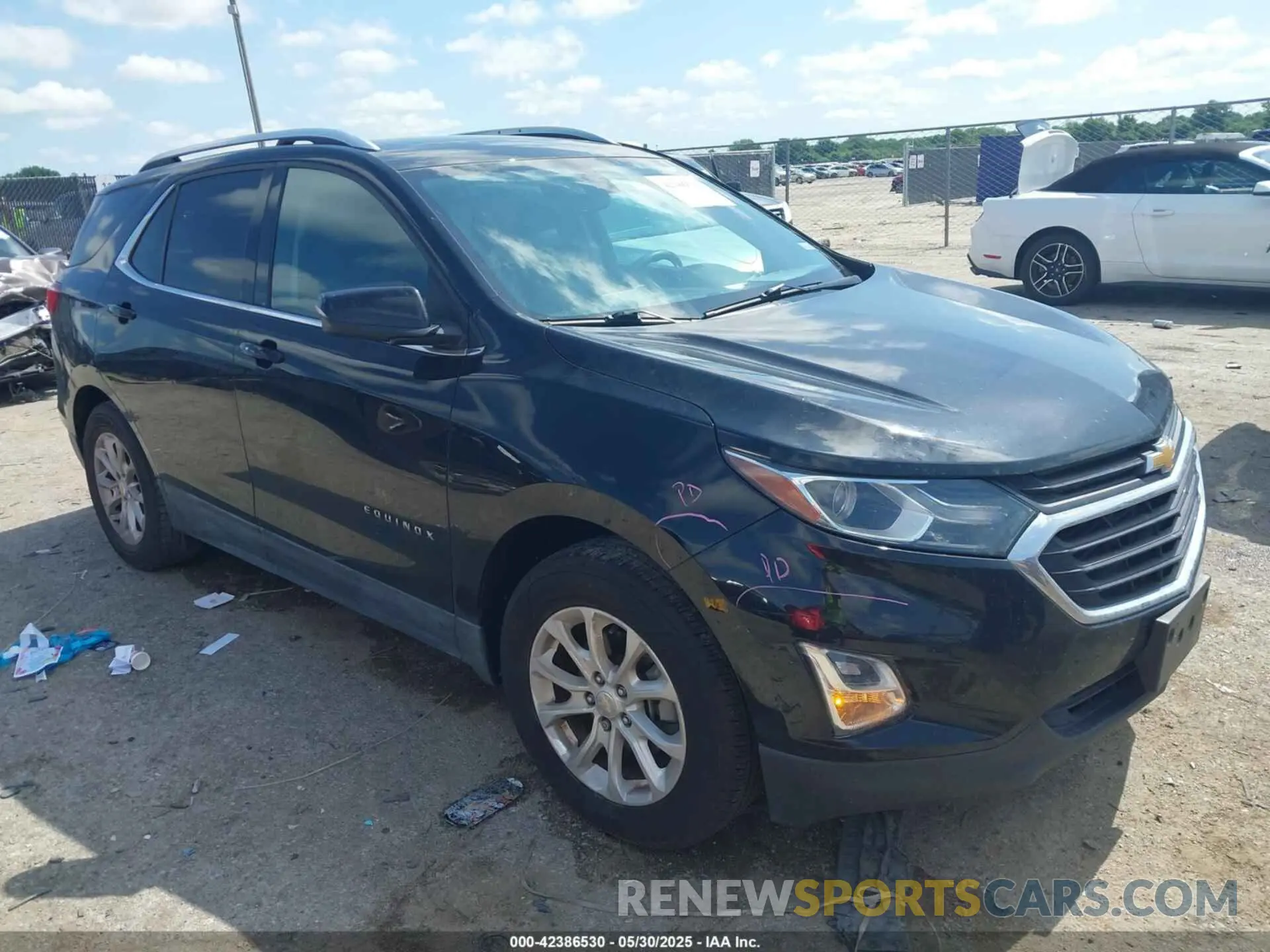 1 Photograph of a damaged car 2GNAXKEV9K6261127 CHEVROLET EQUINOX 2019