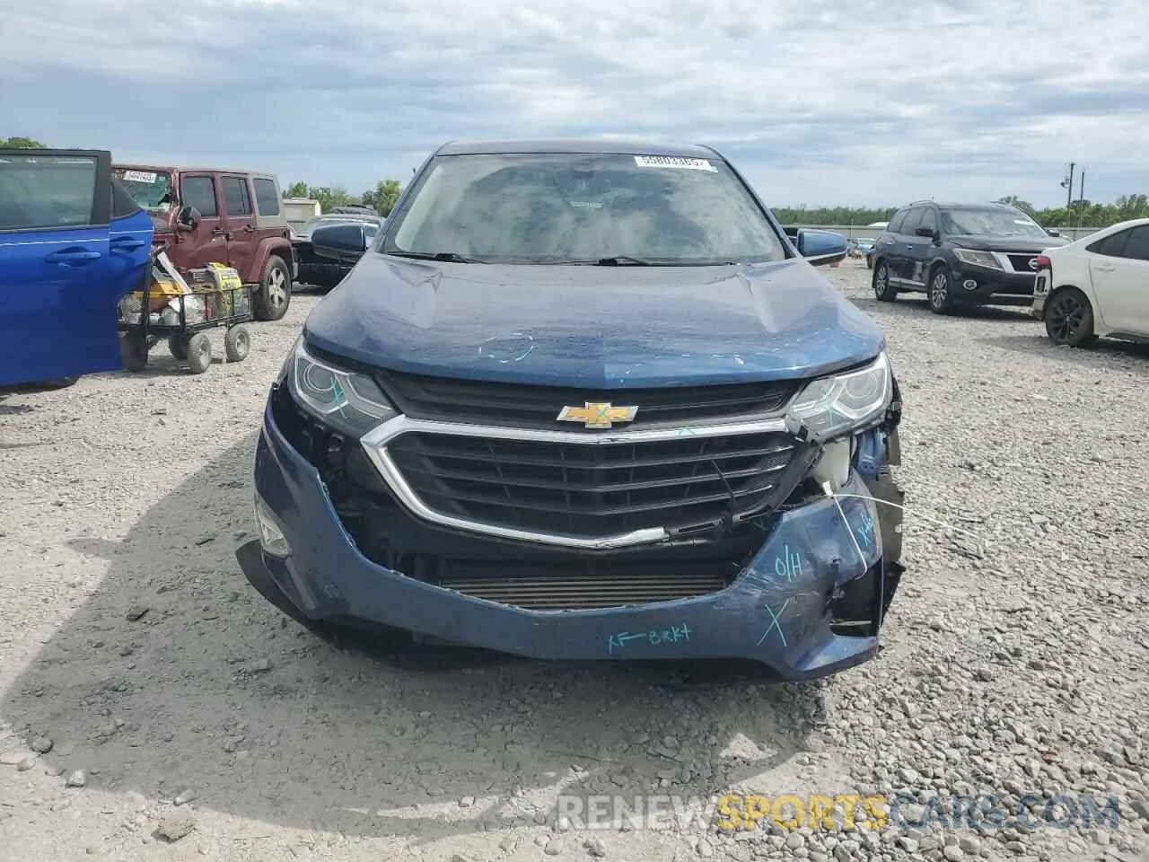 5 Photograph of a damaged car 2GNAXKEV9K6272063 CHEVROLET EQUINOX 2019