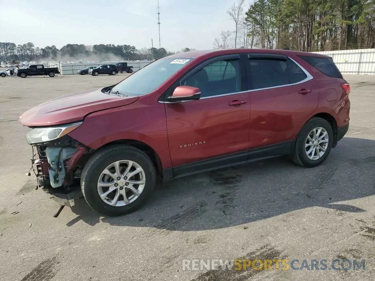 1 Photograph of a damaged car 2GNAXKEV9K6305546 CHEVROLET EQUINOX 2019