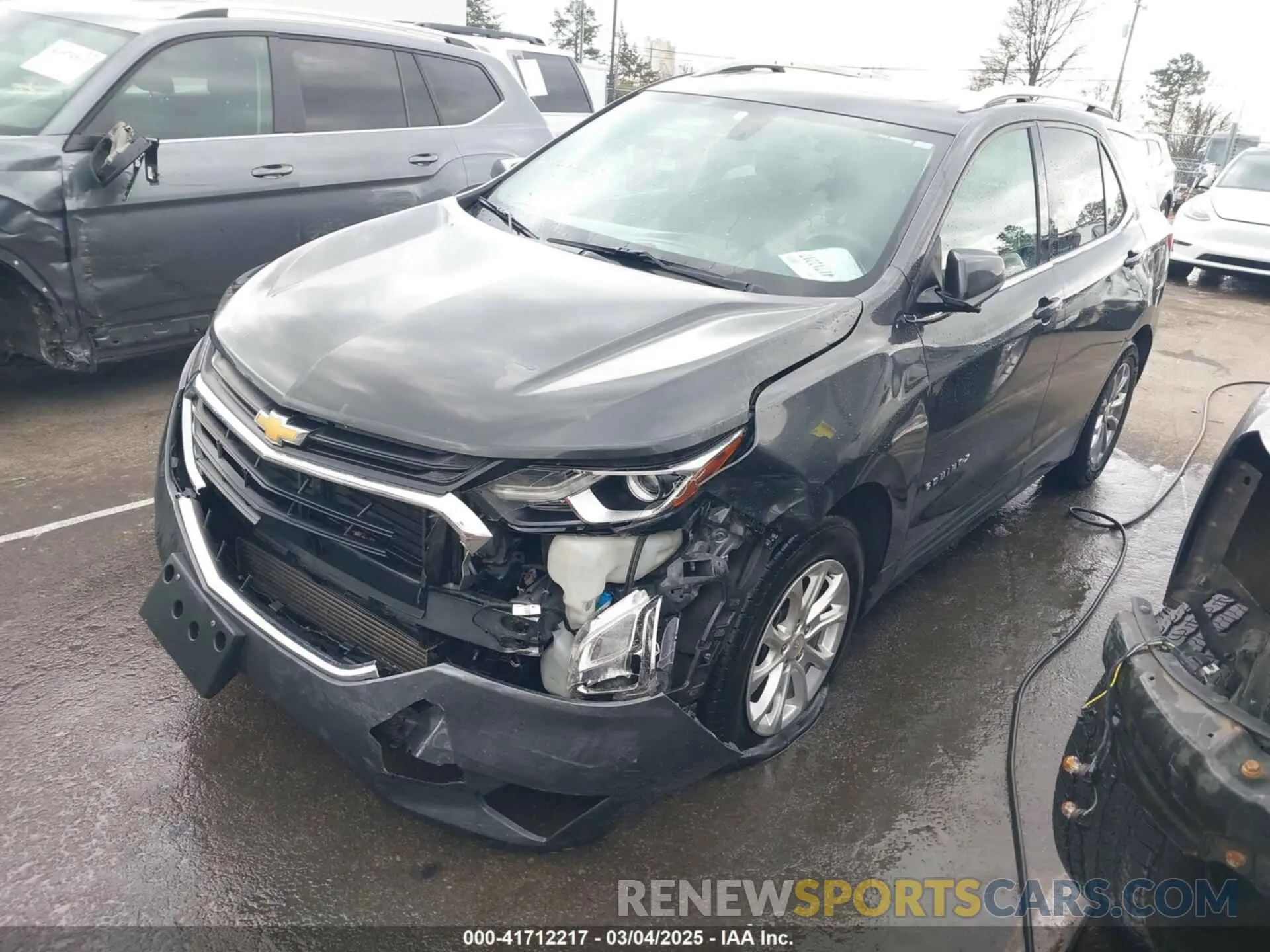 2 Photograph of a damaged car 2GNAXKEVXK6152191 CHEVROLET EQUINOX 2019