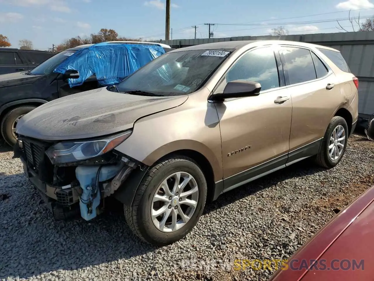 1 Photograph of a damaged car 2GNAXKEVXK6186115 CHEVROLET EQUINOX 2019