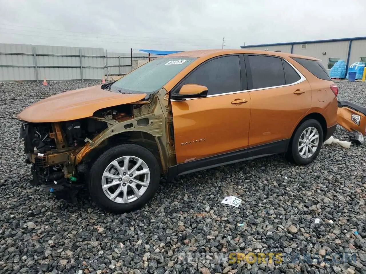 1 Photograph of a damaged car 2GNAXKEVXK6227200 CHEVROLET EQUINOX 2019